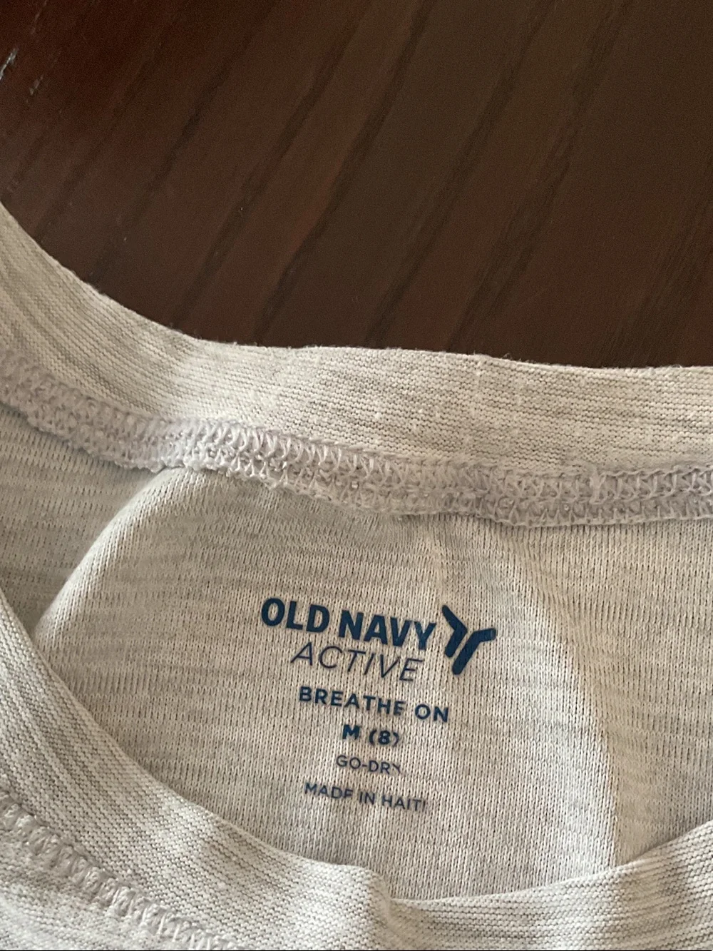 Old Navy Light Gray Active Tee